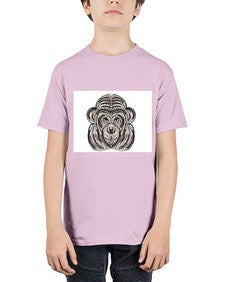ethnic monkey 431# - mandala - Youth Tee Unisex