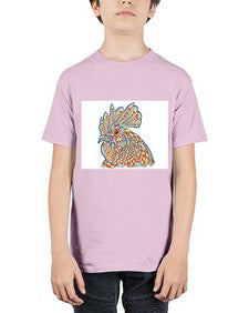 ethnic rooster 438# - mandala - Youth Tee Unisex