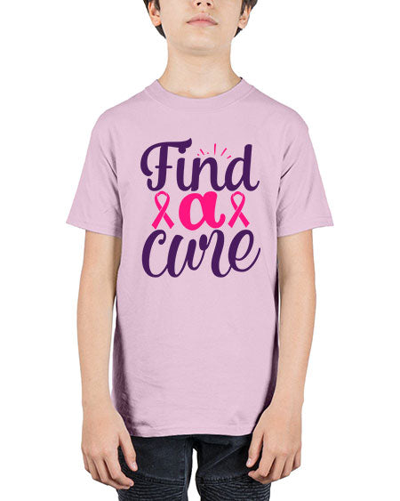 find a cure - breast cancer - Youth Tee Unisex