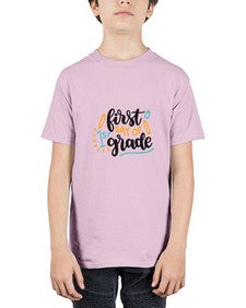 first day of first grade 102# - first grade - Youth Tee Unisex