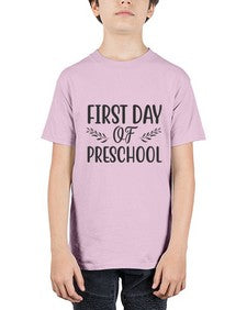 first day of preschool 109# - first grade - Youth Tee Unisex