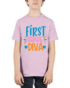 first grade divaaa 130# - first grade - Youth Tee Unisex