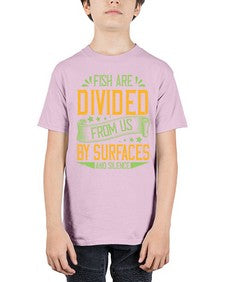 fish are divided from us by surfaces and silence 975# - vegan - Youth Tee Unisex