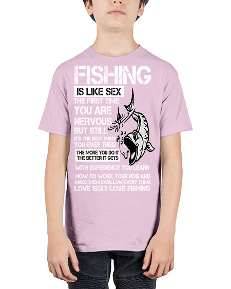 fishing 28# - shark-fish - Youth Tee Unisex
