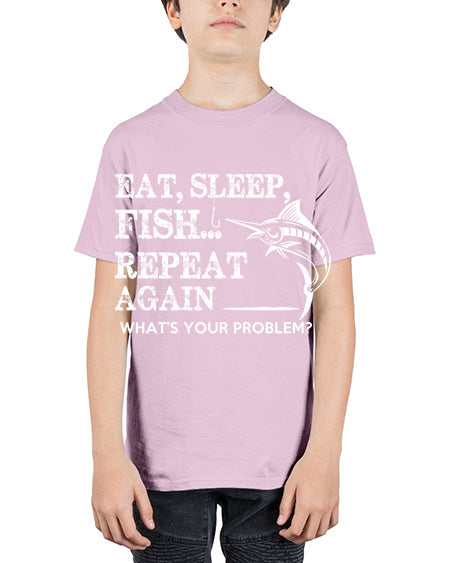 fishing 36# - shark-fish - Youth Tee Unisex