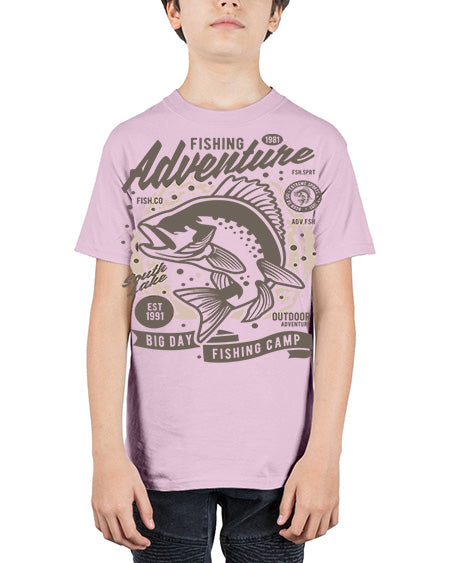 fishing adventure 51# - shark-fish - Youth Tee Unisex