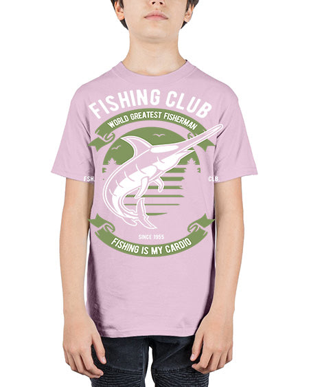 fishing club 50# - shark-fish - Youth Tee Unisex