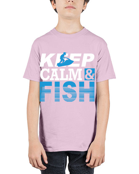 fishing transperment png 72# - shark-fish - Youth Tee Unisex