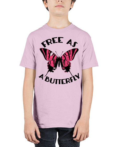 free as a butterfly - butterfly - Youth Tee Unisex