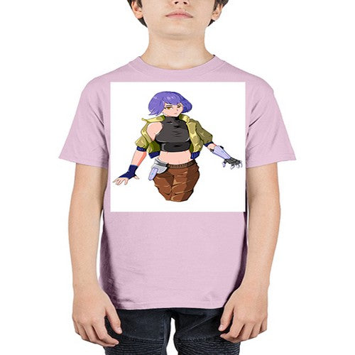 girl with gauntlet169# - anime - Youth Tee Unisex