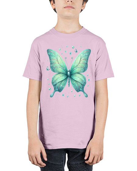 glitter butterfly 11# - butterfly - Youth Tee Unisex