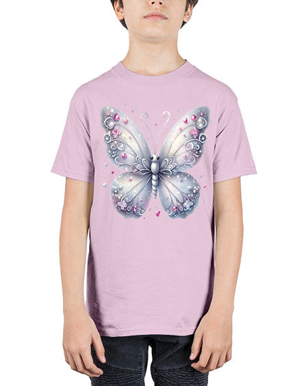 glitter butterfly 21# - butterfly - Youth Tee Unisex