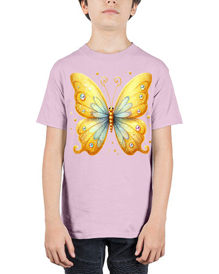 glitter butterfly 3# - butterfly - Youth Tee Unisex