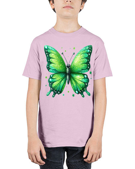 glitter butterfly 4# - butterfly - Youth Tee Unisex