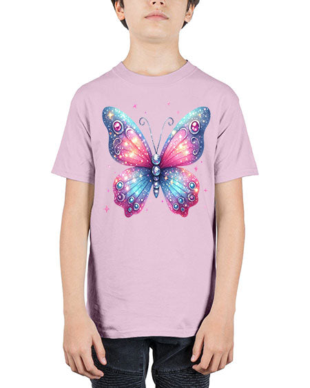 glitter butterfly 5# - butterfly - Youth Tee Unisex