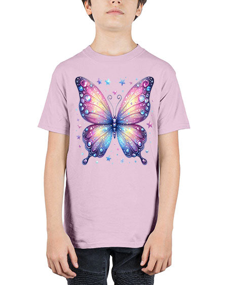 glitter butterfly 6# - butterfly - Youth Tee Unisex