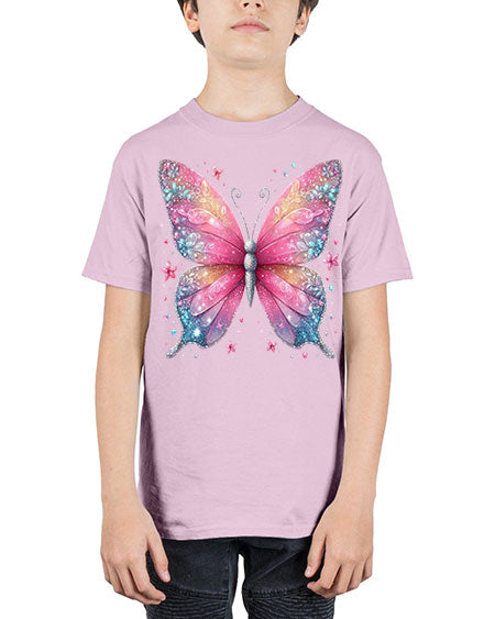 glitter butterfly 8# - butterfly - Youth Tee Unisex