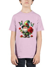 gnome with butterfly 11# - gnome - Youth Tee Unisex