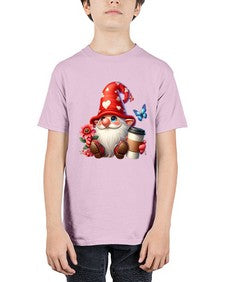 gnome with butterfly 12# - gnome - Youth Tee Unisex