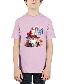 gnome with butterfly 13# - gnome - Youth Tee Unisex