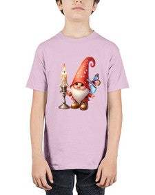 gnome with butterfly 16# - gnome - Youth Tee Unisex