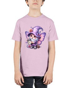 gnome with butterfly 18# - gnome - Youth Tee Unisex