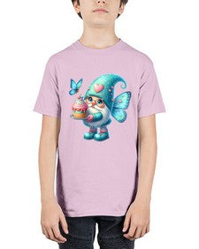 gnome with butterfly 20# - gnome - Youth Tee Unisex