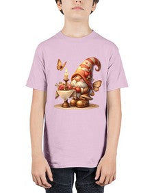 gnome with butterfly 21# - gnome - Youth Tee Unisex