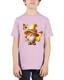 gnome with butterfly 27# - gnome - Youth Tee Unisex