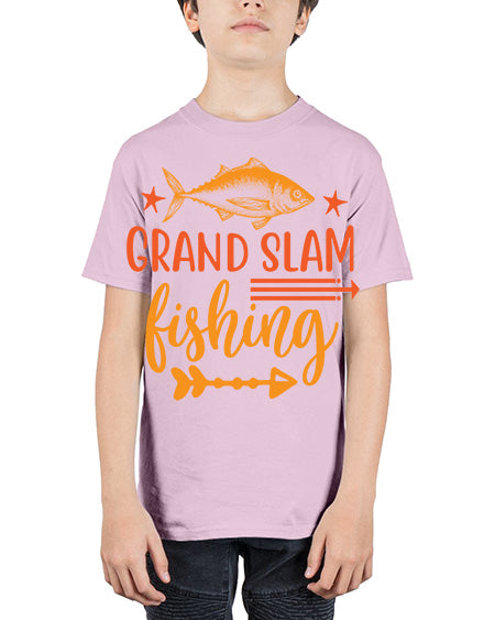 grand salm fishing 12# - shark-fish - Youth Tee Unisex