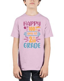 happy one hundredth day of second grade 249# - second grade - Youth Tee Unisex