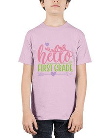 hello first grade 269# - first grade - Youth Tee Unisex