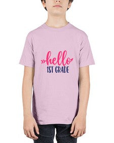 hello first grade 270# - first grade - Youth Tee Unisex