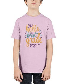 hello first grade 272# - first grade - Youth Tee Unisex