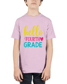 hello fourth grade 287# - fourth grade - Youth Tee Unisex