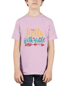 hello sixth grade 334# - sixth grade - Youth Tee Unisex