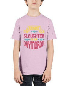humane slaughter is an oxymoron 194# - vegan - Youth Tee Unisex