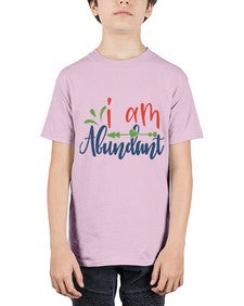 i am abundant Style 109# - motivation - Youth Tee Unisex
