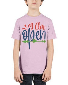 i am open Style 100# - motivation - Youth Tee Unisex