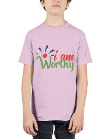 i am worthy Style 97# - motivation - Youth Tee Unisex