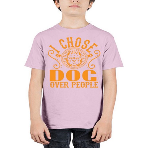 i chose dog over peole 160# - dogs - Youth Tee Unisex