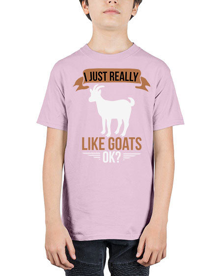 i just really like goats ok Style 3# - goat - Youth Tee Unisex