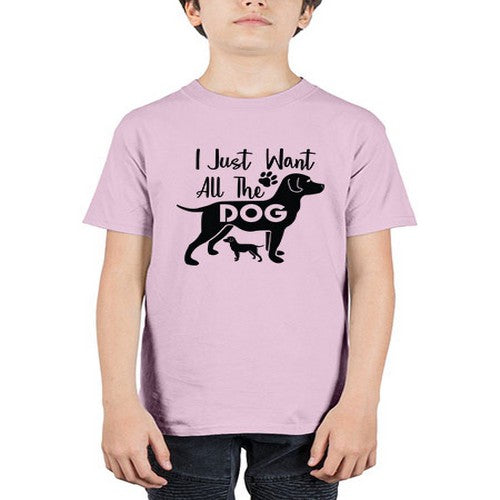 i just want all the dog 162# - dogs - Youth Tee Unisex