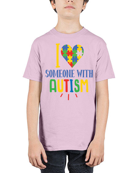 i love someone with autism Style 21# - autism - Youth Tee Unisex