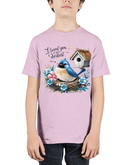 i loved you at your darkest 45# - birds - Youth Tee Unisex