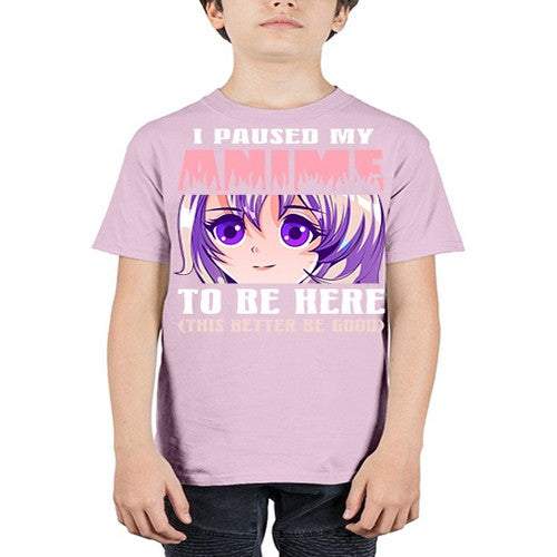 i paused my anime to be here236# - anime - Youth Tee Unisex