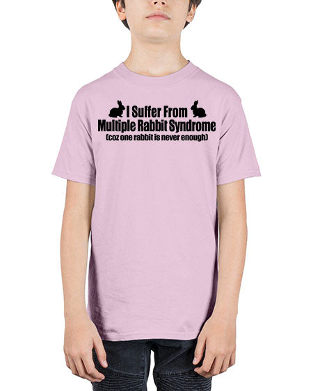 i suffer from mulitple rabbit syndrome - rabbit - Youth Tee Unisex