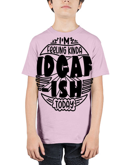 im feeling kinda idgafish today 10# - shark-fish - Youth Tee Unisex