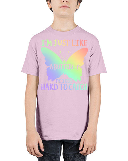 im just like a butterfly pretty to see - butterfly - Youth Tee Unisex