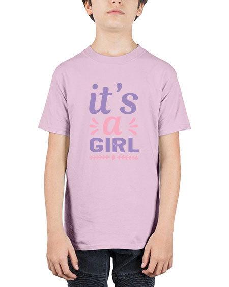 its a girl Style 132# - baby shower - Youth Tee Unisex